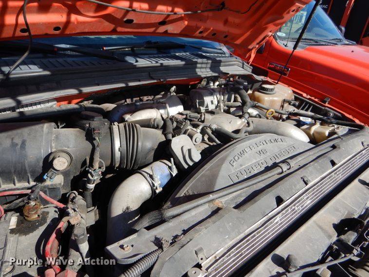 image for item DE4411 2008 Ford F250 Super Duty utility bed pickup truck