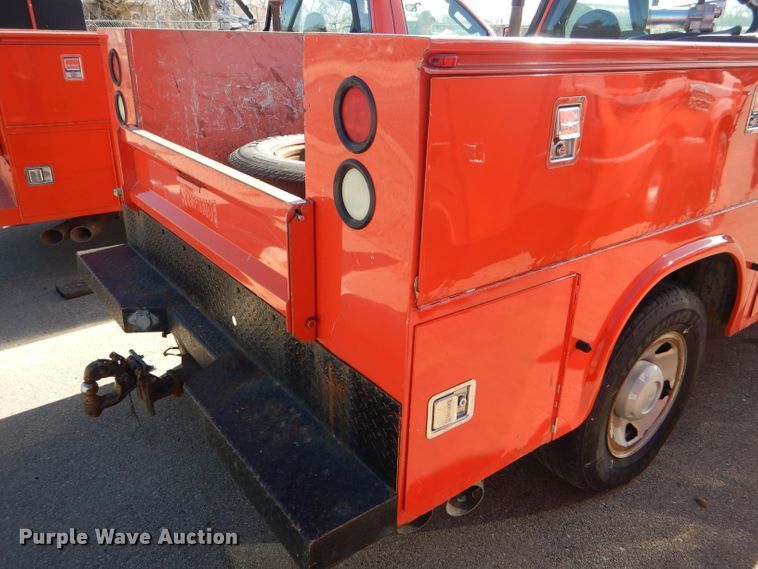 image for item DE4411 2008 Ford F250 Super Duty utility bed pickup truck