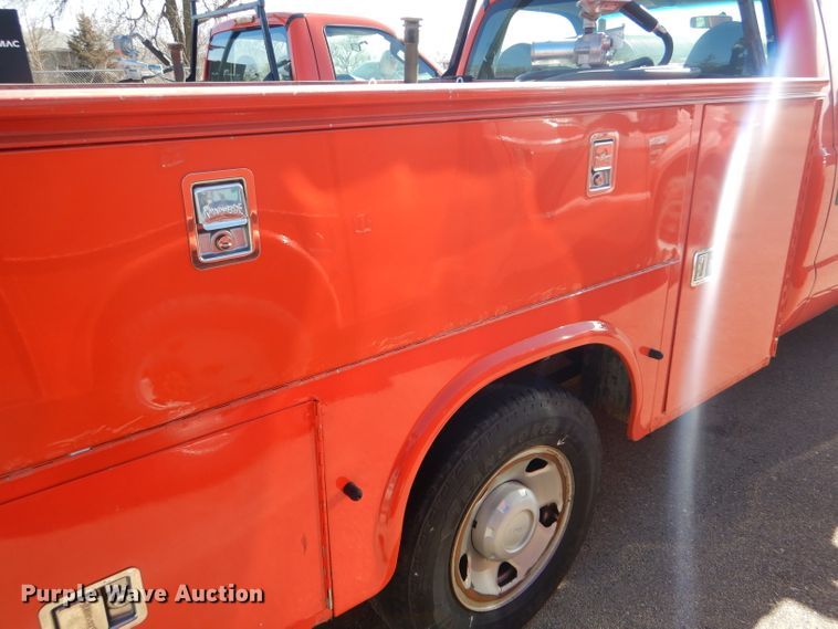 image for item DE4411 2008 Ford F250 Super Duty utility bed pickup truck