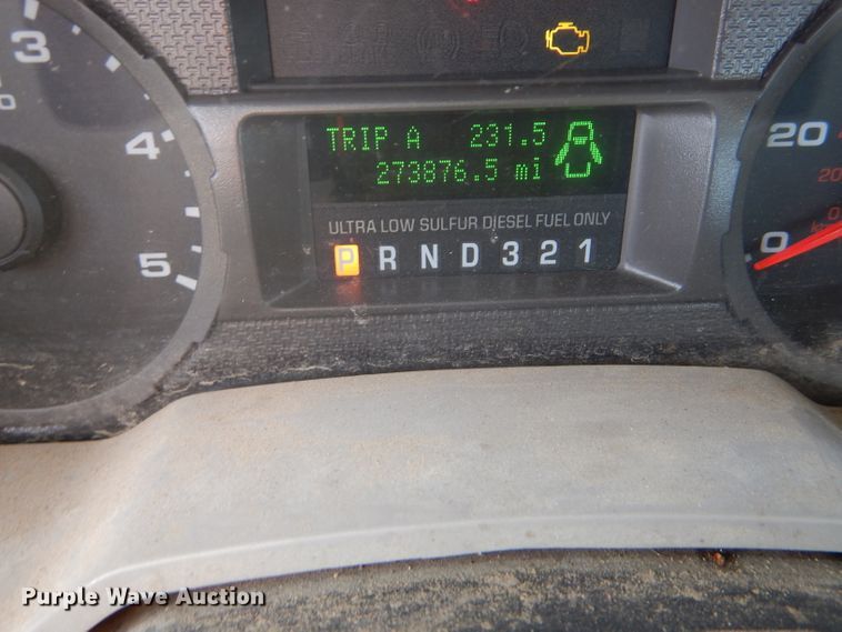 image for item DE4415 2009 Ford F250 Super Duty utility bed pickup truck