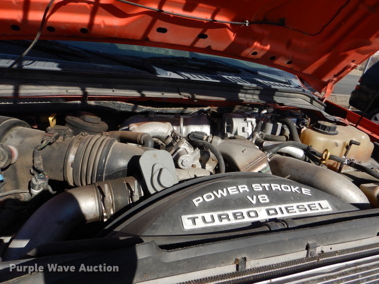 image for item DE4415 2009 Ford F250 Super Duty utility bed pickup truck