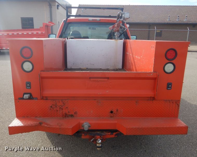 image for item DE4416 2009 Ford F250 Super Duty utility bed pickup truck