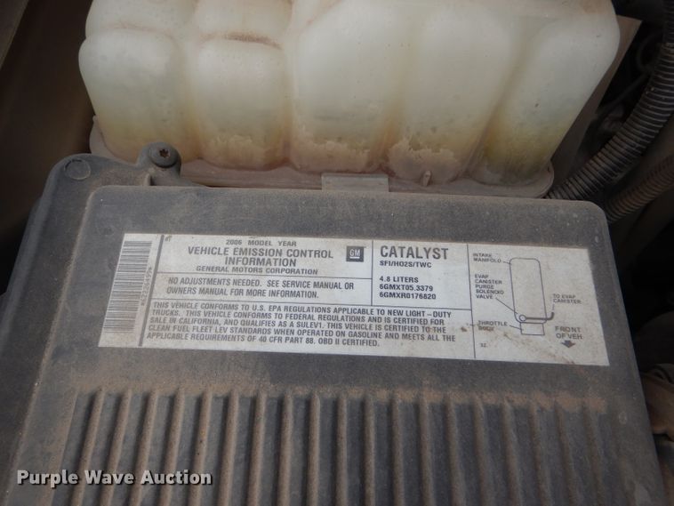 image for item DE4426 2006 Chevrolet Silverado 1500 Ext. Cab pickup truck