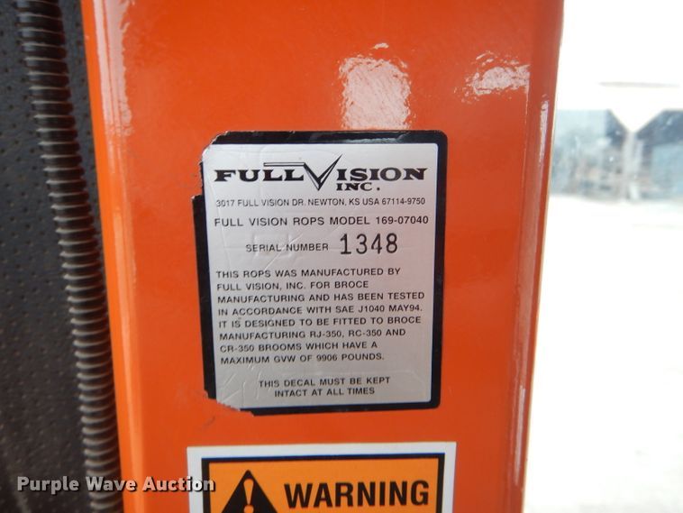 image for item DE4434 2006 Broce RJ-350 broom