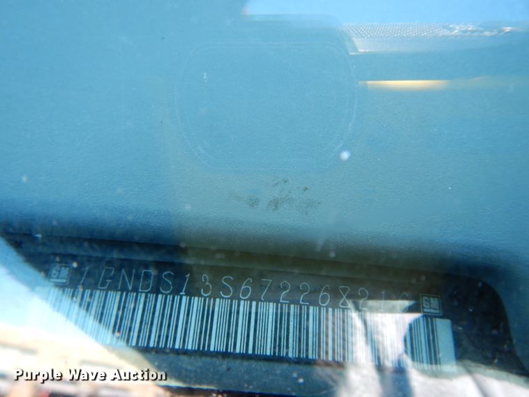 image for item DG6256 2007 Chevrolet TrailBlazer SUV