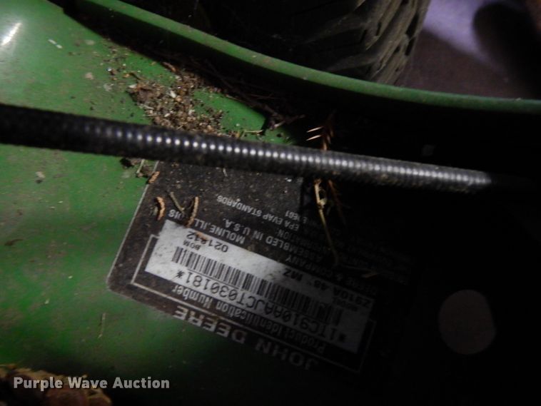 image for item FY9345 2012 John Deere Z910A lawn mower