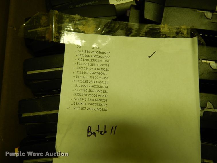 image for item FY9424 (174) Motorola portable radio adapters