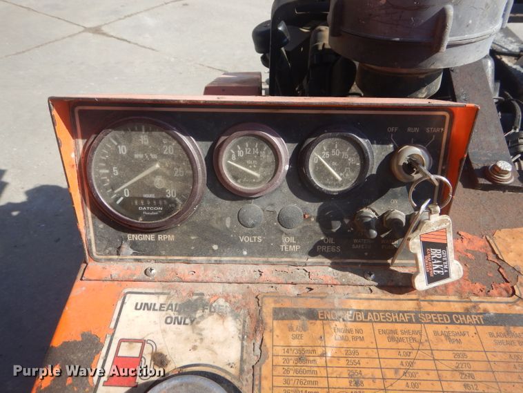 image for item GG9640 2001 Norton Clipper CG5BKGV concrete saw