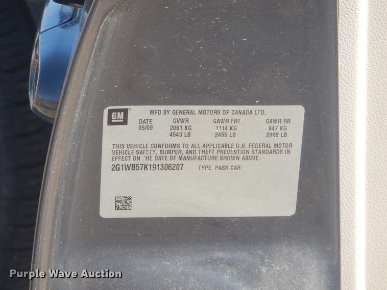 image for item GG9646 2009 Chevrolet Impala