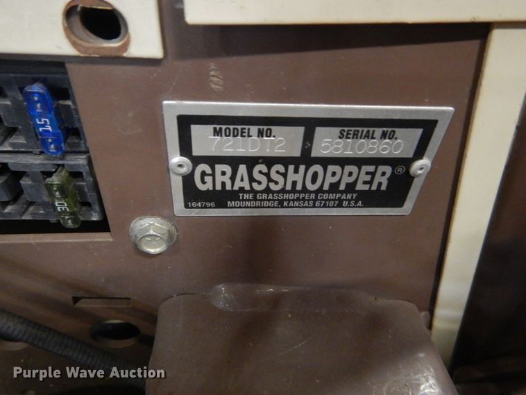 image for item GX9802 2007 Grasshopper 721D ZTR lawn mower