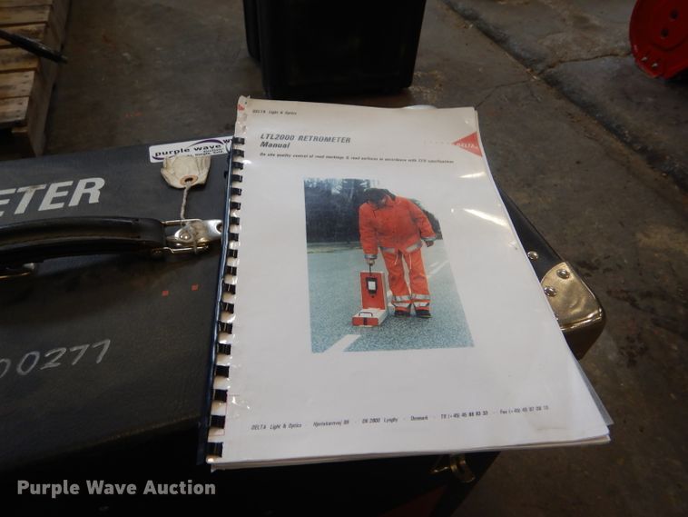 image for item GX9805 Delta LTL2000 Retro-Reflectometer pavement marking tester