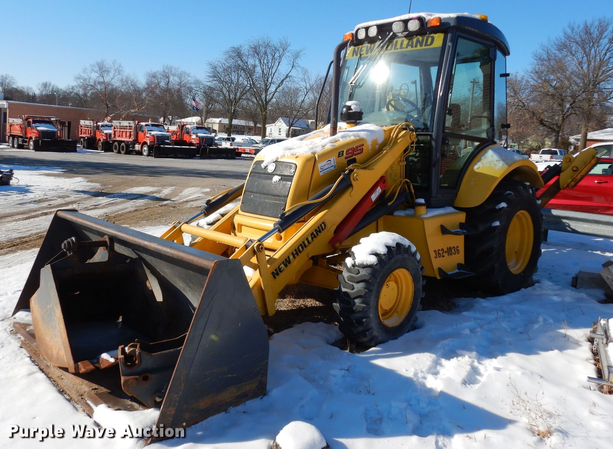 2006 New Holland B95 backhoe in Topeka, KS Item DG6261 sold Purple Wave