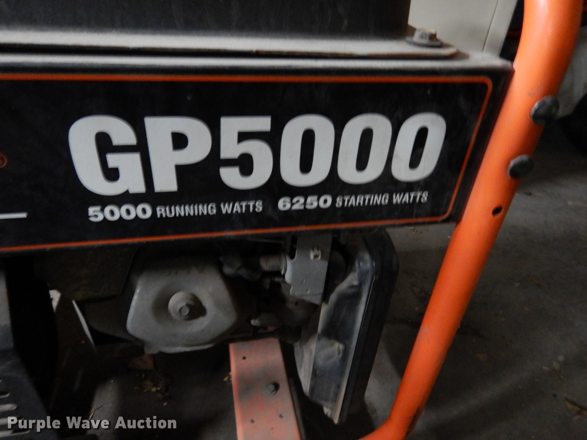 2011 Generac GP5000 generator in Topeka, KS Item FY9347 sold Purple