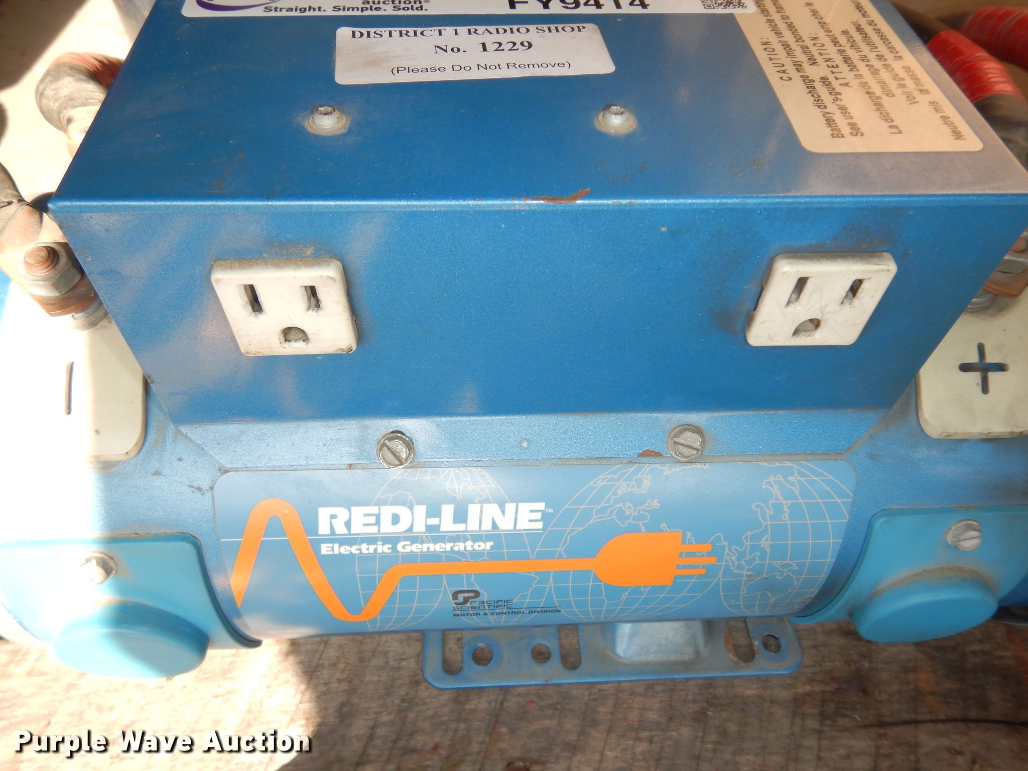 RediLine DA12L1600A generator in Topeka, KS Item FY9414 sold