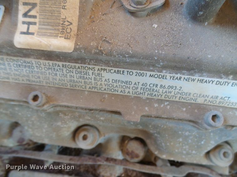 image for item DD1759 2001 Isuzu Duramax 6.6L V8 diesel engine and transmission
