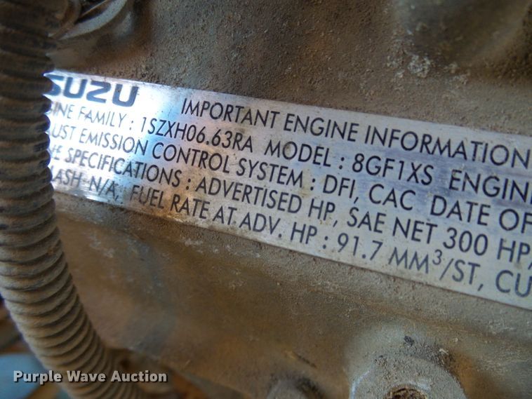 image for item DD1759 2001 Isuzu Duramax 6.6L V8 diesel engine and transmission