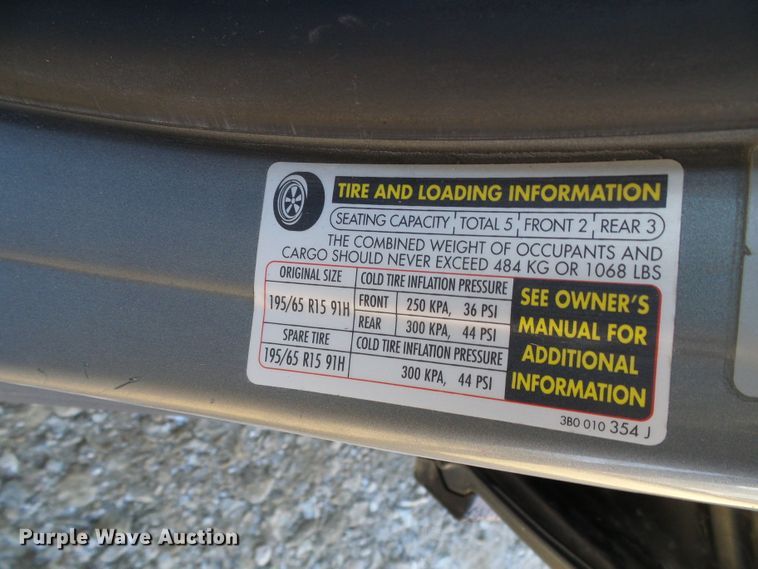 image for item DD1761 2004 Volkswagen Passat