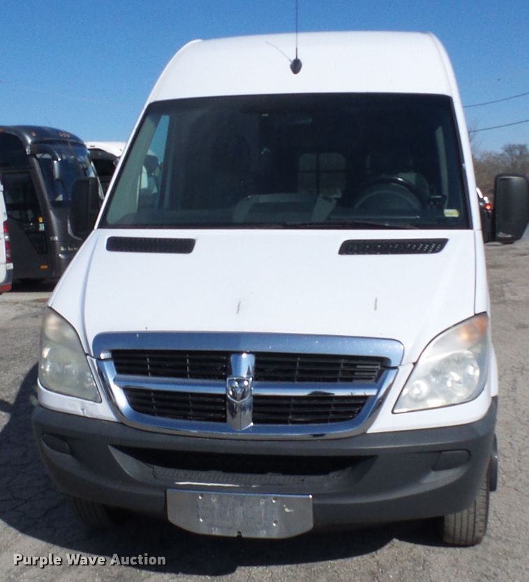 image for item DD1772 2007 Dodge Sprinter 3500 shuttle bus