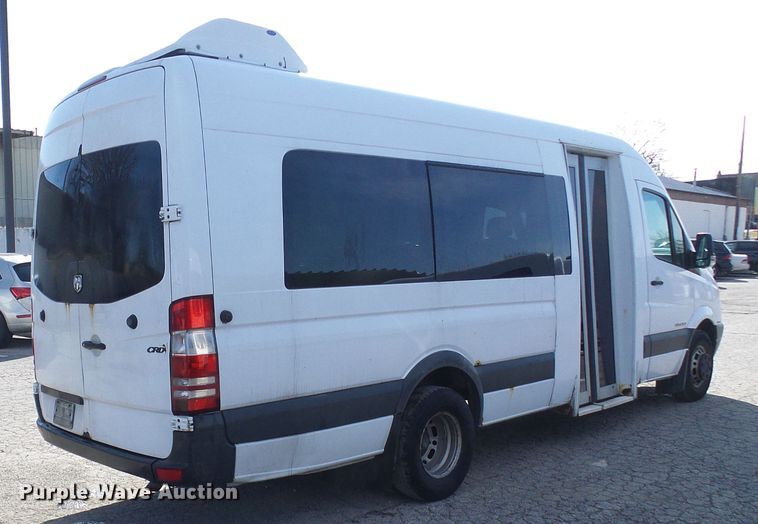 image for item DD1772 2007 Dodge Sprinter 3500 shuttle bus