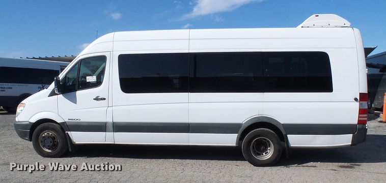 image for item DD1772 2007 Dodge Sprinter 3500 shuttle bus