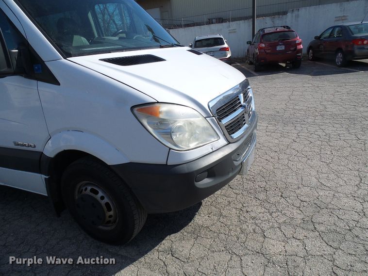 image for item DD1772 2007 Dodge Sprinter 3500 shuttle bus