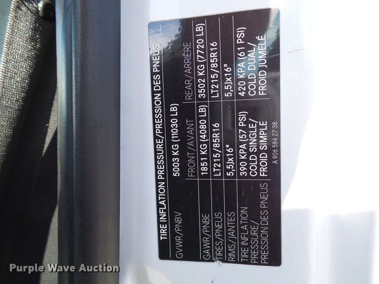 image for item DD1773 2007 Dodge Sprinter 3500 shuttle bus