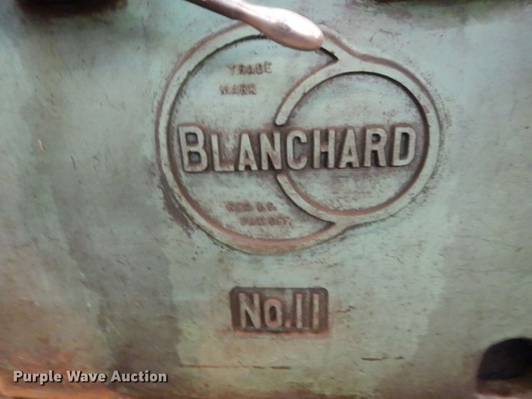 image for item DD1801 Blanchard No. 11 surface grinder