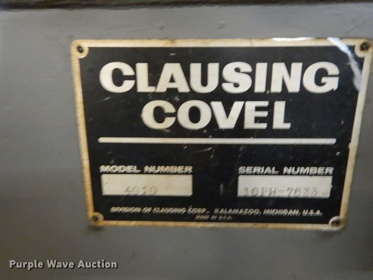 image for item DD1803 Clausing Covel 4010 mill
