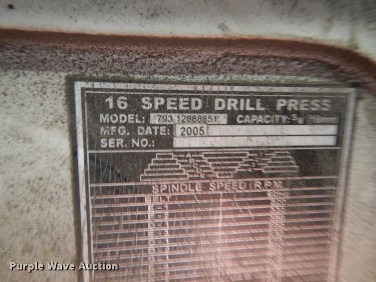 image for item DD1831 Drill press