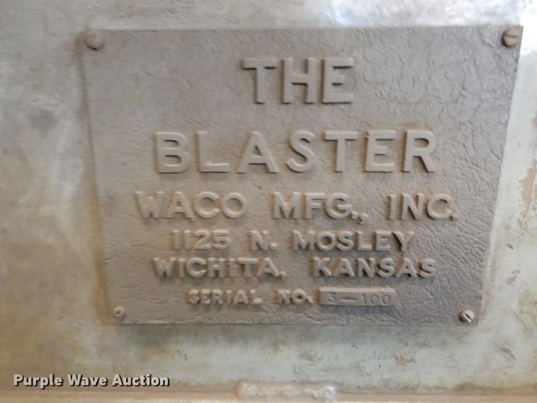 image for item DD1837 Waco The Blaster sandblaster with dust collector