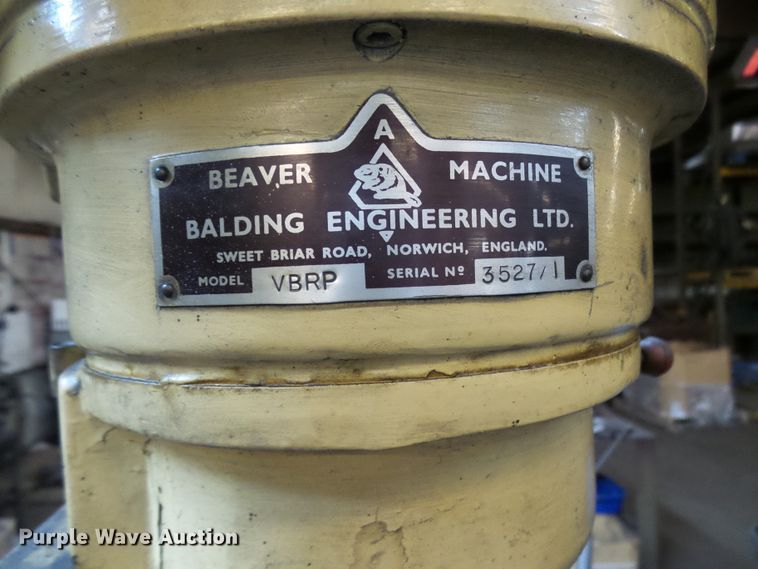 image for item DD1874 Beaver Machine VBRP drill press