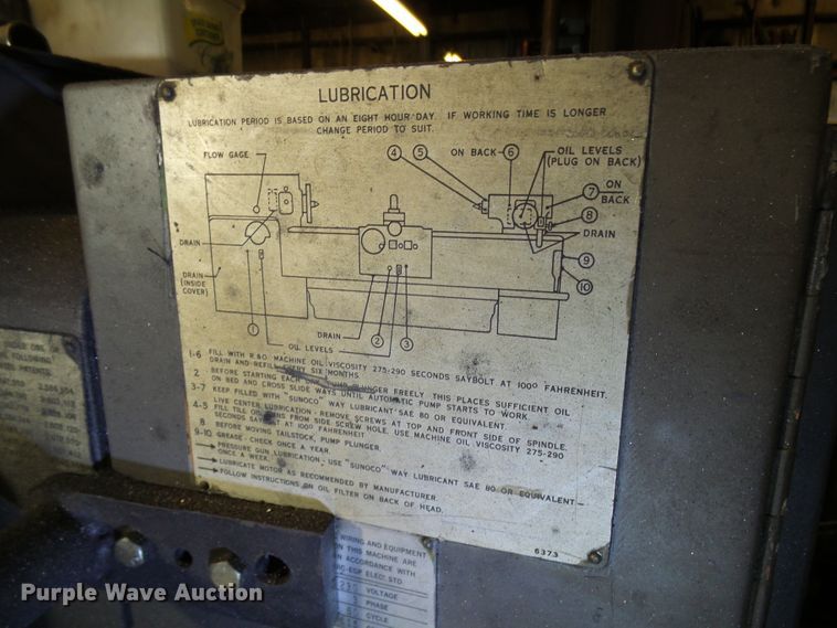 image for item DD1875 American lathe