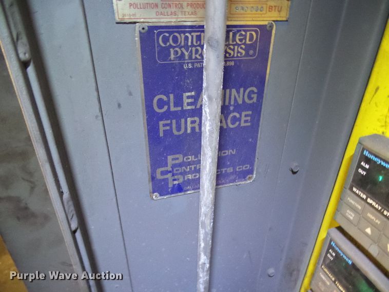 image for item DD1894 Controlled pyrolysis cleaning furnace