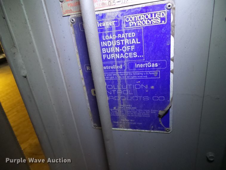 image for item DD1895 Controlled pyrolysis cleaning furnace