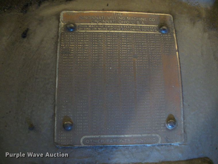 image for item DD1901 Cincinnati grinder