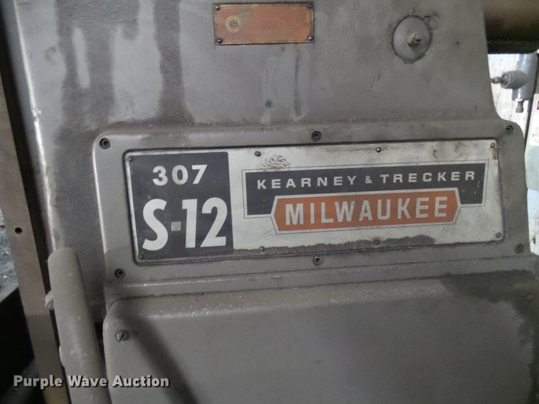 image for item DD1903 Kearney & Trecker grinder