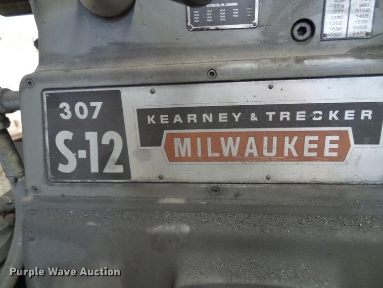 image for item DD1903 Kearney & Trecker grinder