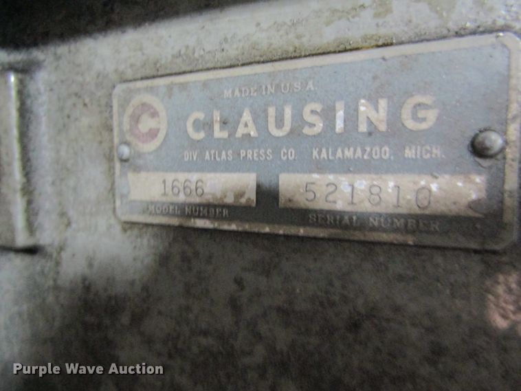 image for item DD1912 (2) Clausing 1666 drill presses
