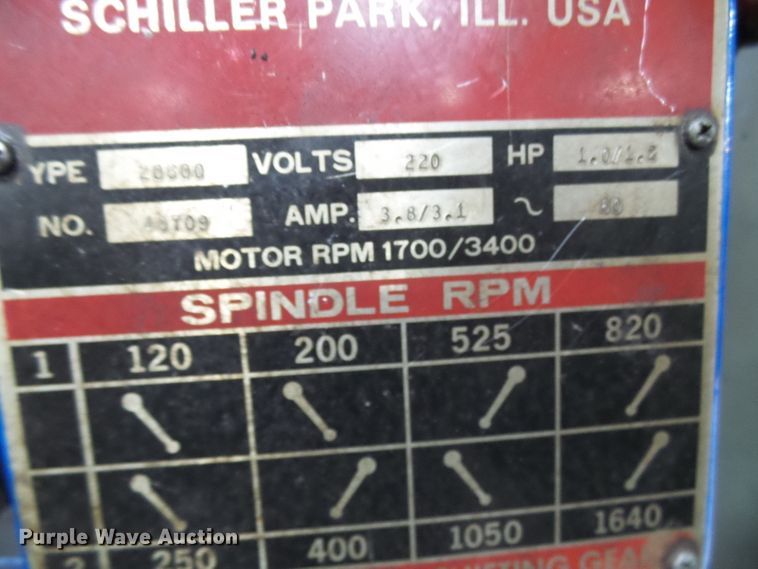 image for item DD1930 Wilton drill press