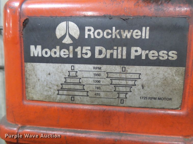 image for item DD1934 Rockwell 15 drill press