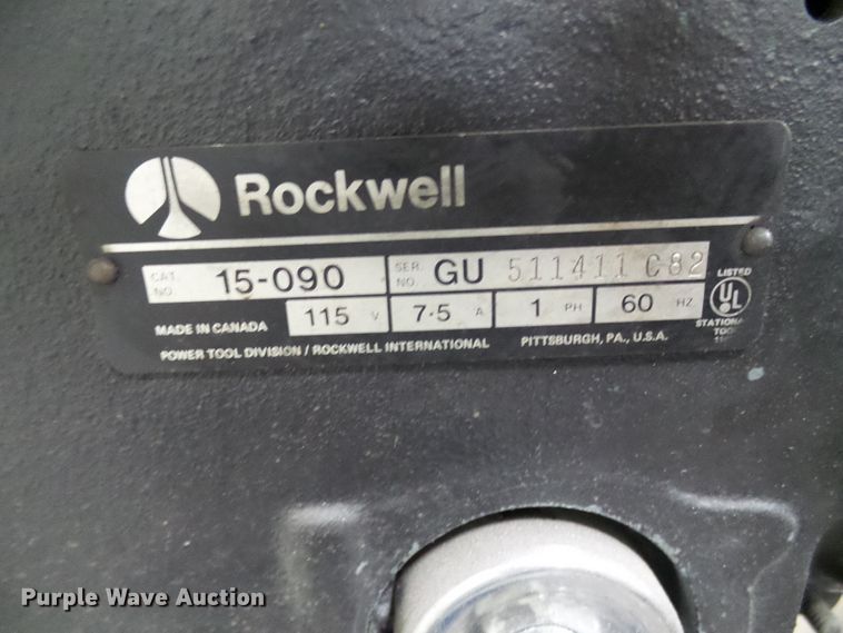 image for item DD1934 Rockwell 15 drill press