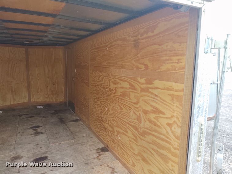 image for item DE6872 2017 Cargo Mate enclosed cargo trailer