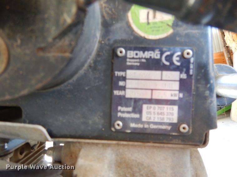 image for item DF5840 2005 Bomag B160/4 plate compactor