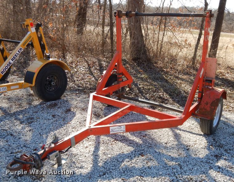 image for item DF5847 2016 shop built reel trailer