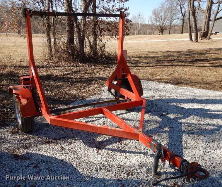 image for item DF5847 2016 shop built reel trailer