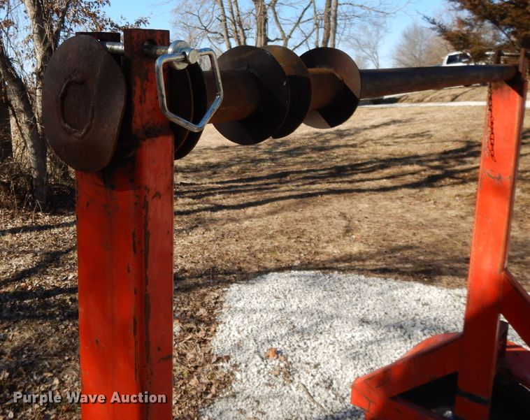 image for item DF5847 2016 shop built reel trailer