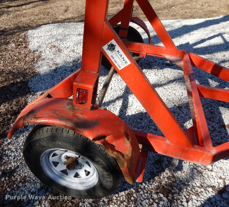 image for item DF5847 2016 shop built reel trailer