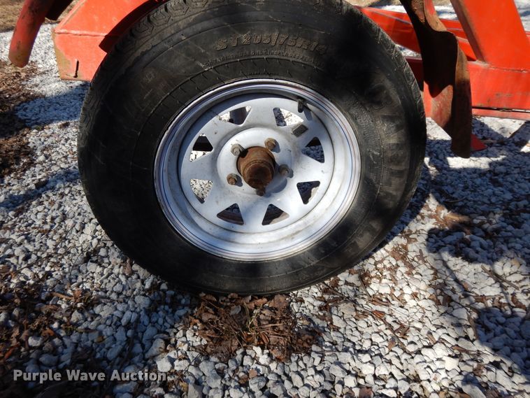 image for item DF5847 2016 shop built reel trailer