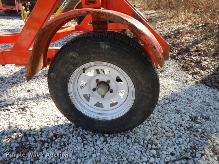 image for item DF5847 2016 shop built reel trailer