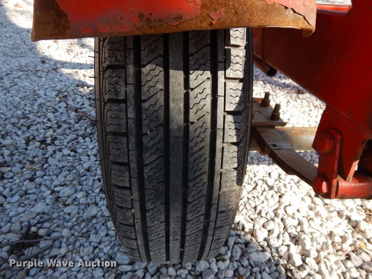 image for item DF5847 2016 shop built reel trailer